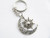 Ancient Silver Moon and Sun keychain Moon keychain Sun Jewelry Pendant keyring
