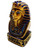 bonballoon Egyptian King TUT Pharaoh Figurine Statue Ancient Handmade 2.3" Sculpture Collectible Mythology Miniature Figure Egypt Decor Decoration Decorative Hieroglyphics Replica