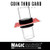 Magic Makers Coin Thru Card Magic Trick