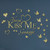 soonbuy DIY Mirror Butterfly Wall Sticker, Always KISS ME Goodnight Quotes Combination Wall Decal 3D Heart Acrylic Art Decal for Home Office Gold