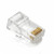 50pcs Crystal 8Pin RJ45 Modular Plug Rj-45 Network Cable Connector Adapter for Cat5 Cat5e Cat6 Rj 45 Ethernet Cable Plugs
