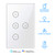 Smart WiFi Fan Light Switch, In-Wall Ceiling Fan Lamp Switch Works with Alexa, Google Home Assistant [Voice/Remote/Touch Control] [Timer Function]