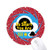 Fools Praised Played Clever Wheel Mouse Pad Round Red Rubber