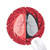 Logo Lung Comparison Wheel Mouse Pad Round Red Rubber