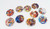 10 Digimon Digital Monsters  and  Characters Plastic Button Set ~1.75" Big~