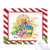 Ferris Wheel Castle Amusement Park Mouse Pad Candy Cane Rubber Pad Christmas Mat