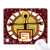 Egypt Figure Sun Totem Abstract Mouse Pad Winter Snowflake Rubber