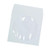Progo 2,000 Pieces White Paper CD DVD Sleeves Envelope Holder with Clear Window and Flap, 80g Economy Weight.