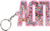 Alpha Omicron Pi Glitter Sorority Keychain