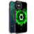 iPhone 12 Pro Max Case,Clear with Green Flame Halo Pattern Design Plastic iPhone 12 Pro Max Case TPU Bumper Protective Case Compatible with Apple iPhone 12 Pro Max