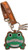 Great Eastern Entertainment Naruto Frog Purse Leather Keychain