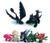 How To Train Your Dragon Figures, 7 Pieces Action Figure Set, 1.5-2.5 Tall Dragon Cake Topper, Party Favor Decoration