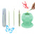 4 Pieces Vinyl Weeding Tool Kit, Suctioned Vinyl Weeding Scrap Collector  and  Holder, Craft Tweezer for Vinyl Scrap Storage, Cricut Weeding Tool Set-1 Collector  and  3 Tools-