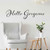 BATTOO Hello Gorgeous Beautiful Chic Cursive Quote Decal Home Apartment Bedroom Living Room Decor Femme Office Workplace Mirror Inspirational Sticker-30"X6.8"-