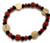 Red Saint Benedict Stretch Bracelet. Pulsera de San Benito de Elastico