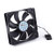 VELIHOME 6/8/12 GPU Frame,Stackable Open Mining Rig Frame, Mining Rig Frame,Mining ETH/ETC/ZEC Ether Accessories Tools for 6/8/12 GPU Crypto Coin Bitcoin Rack Only -1PCS Fan, Black-