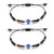 Tarsus Evil Eyes Bracelet Adjustable Ojo Turco Kabbalah Amulet Nazar Bracelets for Family Women Men Teen