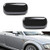 GemPro 2Pcs Amber LED Side Marker Turn Signal Light For Audi A4 S4 B6 B7 A6 C5 TT A8, Smoke Lens Style Black