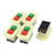 FemiaD Switch AC 220V/380V 5A 3 Phase Self-Locking ON/OFF Push Button Switch 5PCS