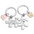 Winnie The Pooh Gift Pooh Bear Piglet Keychain Pooh Piglet Keychain Friendship Keychain BFF Gift -KR-Pooh Together-