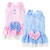 Sebaoyu 2 Pieces Dog Clothes for Small Medium Large Dogs Girl Boy Dog Dress-Chihuahua Ropa para Perros Teacup Clothes-Cat Apparel-Female Xs Dog Dresses-Dog Tutu-Summer Dog Wedding Dress -Small-