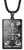 VASSAGO The First Set of Cards in The Tarot Pendant Necklaces The Major Arcana Tarot Cards Stainless Steel Jewelry -Wheel of Fortune, Black-
