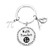 BLEOUK Math Teacher Gifts Mathematical Pi Charm Keychain Thank You Gift for Math Teacher -Math Teacher-