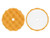 S.M. Arnold Speedy Foam 7" Waffle Pad for Long Throw DA Polisher -Orange-