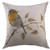 Sonernt Throw Pillow Cover Watercolor Robin Sitting on Tree Branch Red Yellow Leaves Autumn Bird Fall White Nature Home Decor Pillow case 26x26 inch