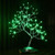 FuChsun Bonsai Tree Light 108 LED Warm White Adjustable Branches Battery and USB Operated -Green Glow Silver Branch-