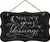 Chalkboard Style Count Your Blessings Sign