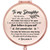 Onederful Daughter Gifts Travel Compact Pocket Mirror for Daughter from Mom, Birthday Christmas Graduate Gifts Ideas for Daughter -to My Daughter Never Feel That -Rose Gold-