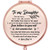 Onederful Daughter Gifts Travel Compact Pocket Mirror for Daughter from Dad, Christmas Birthday Graduate Gifts Ideas for Daughter -to My Daughter Never Feel That -Rose Gold-