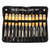 Carving Chisel, 12Pcs Wood Carving Chisel Set 1/2" Wood Chisel 1/4" Wood Chisel 1/4" Round Nose Chisel 1/4" Wood Chisel 1/4" Skew Wood Chisel for Professional Woodworking Lathe Gouges Tools