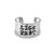 Schitt's Creek Lick Rust Alexis Rose Quote Aluminum Cuff Ring