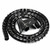 NA 15mm Flexible Cable Organizer Spiral Tube Cable Cable Wrap Computer Manage Cable Black 1M w Clip