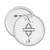 Compass Line End Art Deco Gift Fashion Pins Badge Button Emblem Accessory Decoration 5pcs