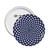 Illusion Lines Cyclically Repeat Jitter Pins Badge Button Emblem Accessory Decoration 5pcs