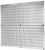Pegboard Rack Wall Control Galvanized Steel Pegboard Pack - Two 32-Inch x 16-Inch Shiny Metallic Metal Pegboard Panels (Renewed)