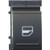 Evan-Fischer Window Switch compatible with Volkswagen Jetta 05-09 Front Right Side --Rear Right or Left- Black/White