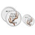 Antler Family Deer Feeling Emotion Pins Badge Button Design Kit Craft Sets