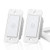 meross Smart Light Switch Wi-Fi Wall Switch, Compatible with Alexa, Google Home and IFTTT, With Remote Control and Timer, No Hub Needed -2pack