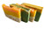 Citrus Soap Collection - 4-Four- 2Oz Guest Bars, Sample Size Soap -Natural Handmade Soaps with Orange Essential Oil. Orange Calendula and Avocado Soaps - Falls River Soap Company