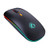 Wireless Mouse, Silent Bluetooth RGB Mouse Rechargeable Mause Gaming USB Optical Backlit Mouse Ergonomic LED Mice for Laptop PC Black