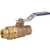 NIBCO T-585-70-SU Cast Bronze Ball Valve, Two-Piece, Lever Handle, 1/2" Female NPT Thread (FIPT) x Female NPT Thread (FIPT) Union End