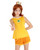 Miccostumes Women's Princess Daisy Tennis Outfit Cosplay Costume with Crown (XL) Yellow Miccostumes Women's Princess Daisy Tennis Outfit Cosplay Costume with Crown (XL) Yellow