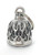 Flame Motorcycle Biker Bell Accessory or Key Chain for Luck