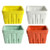 Creative Co-op Stoneware Berry Baskets, Multicolor, Set of 4