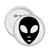 Universe Alien Monster Head Portrait Pins Badge Button Emblem Accessory Decoration 5pcs
