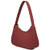 Shoulder Bags for Women, Cute Hobo Tote Handbag Mini Clutch Purse with Zipper Closure, Wine Red